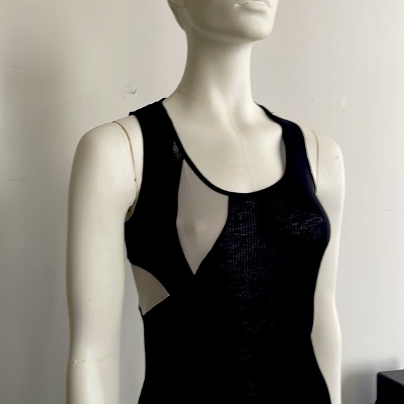 90s Helmut lang  knit dress . Detailed seaming and color blocking details . - Picture 6 of 6